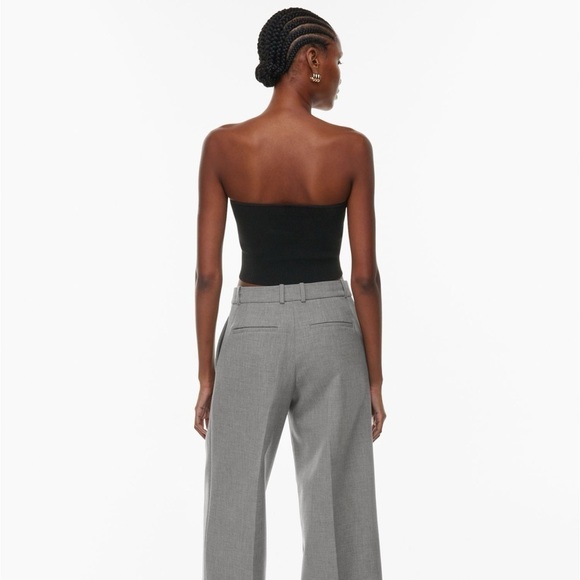 ARITZIA Babaton Sculpt Knit Cropped Tube Top - Picture 3 of 6